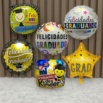 Imagen del producto GLOBO  GRADO 18” x 12 UNIDADES