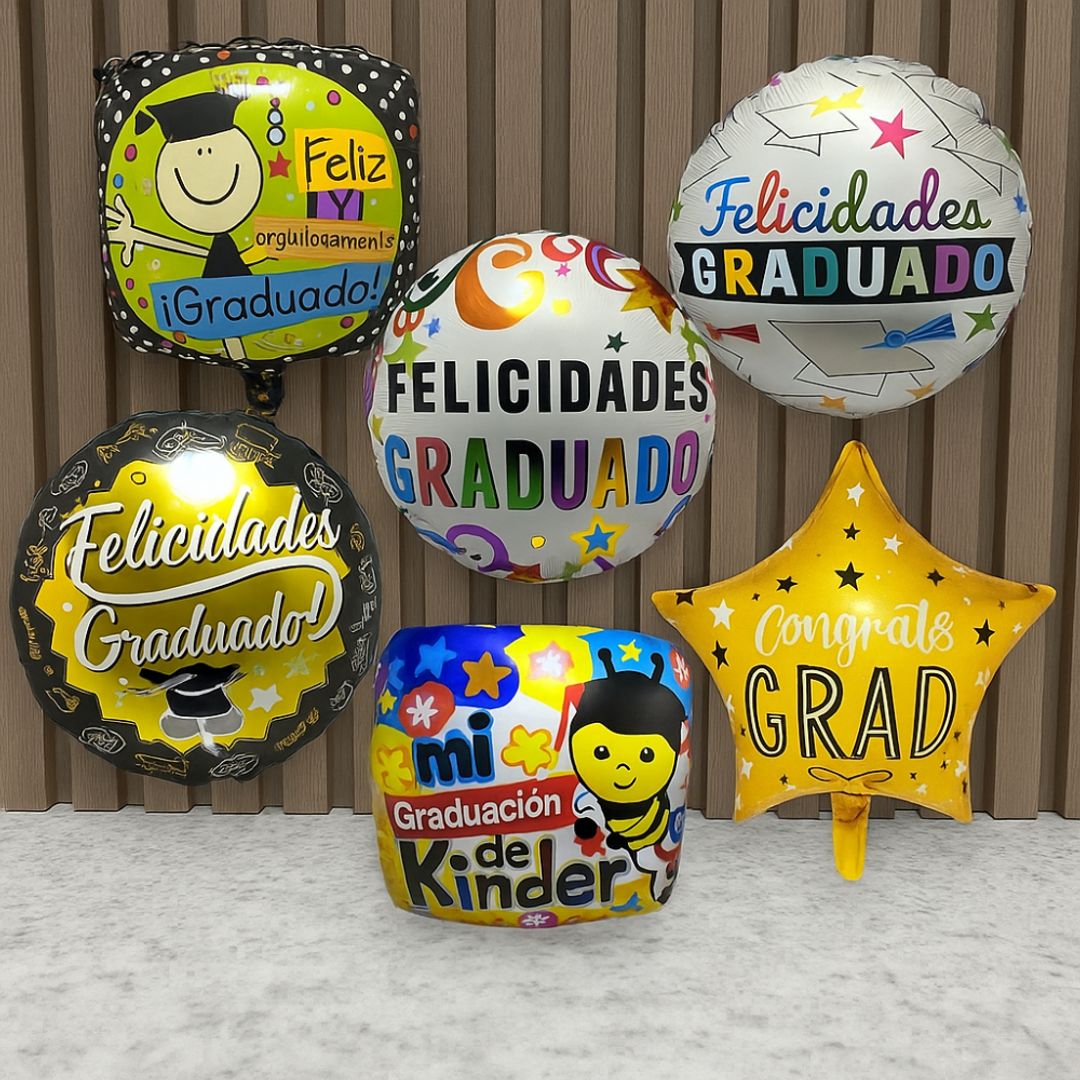 GLOBO  GRADO 18” x 12 UNIDADES