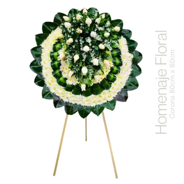 CORONA HOMENAJE FLORAL - imagen 1
