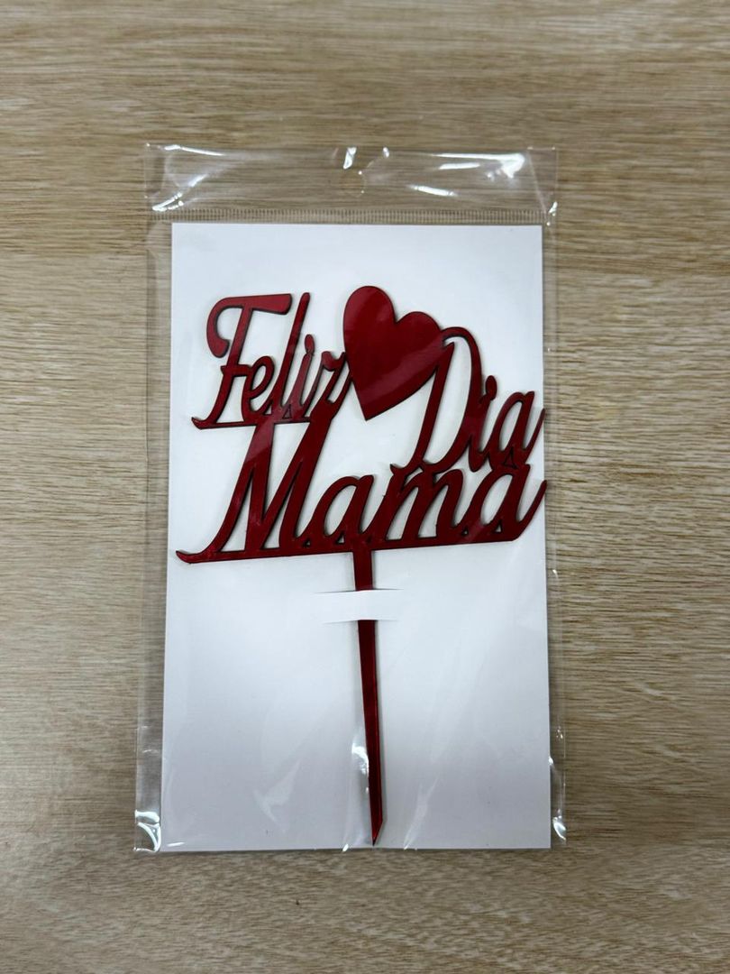 000 TOPPER MEDIANO "FELIZ DÌA MAMÀ"
