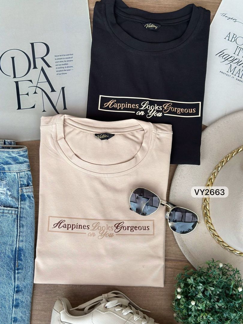 CAMISETA REGULAR CAPRI LOOKS ON YOU VY2663