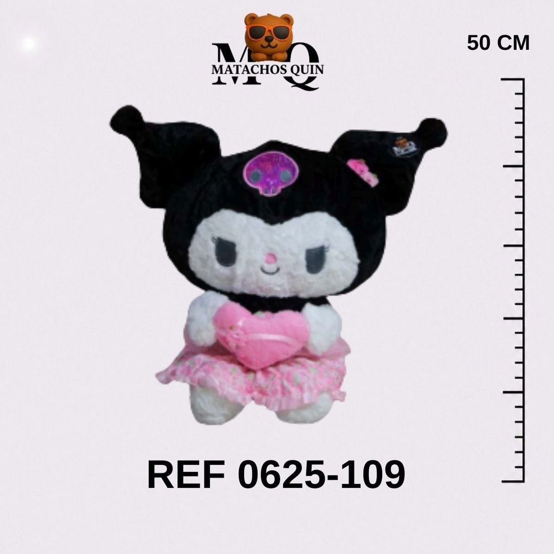KUROMI CON CORAZÓN ROSA