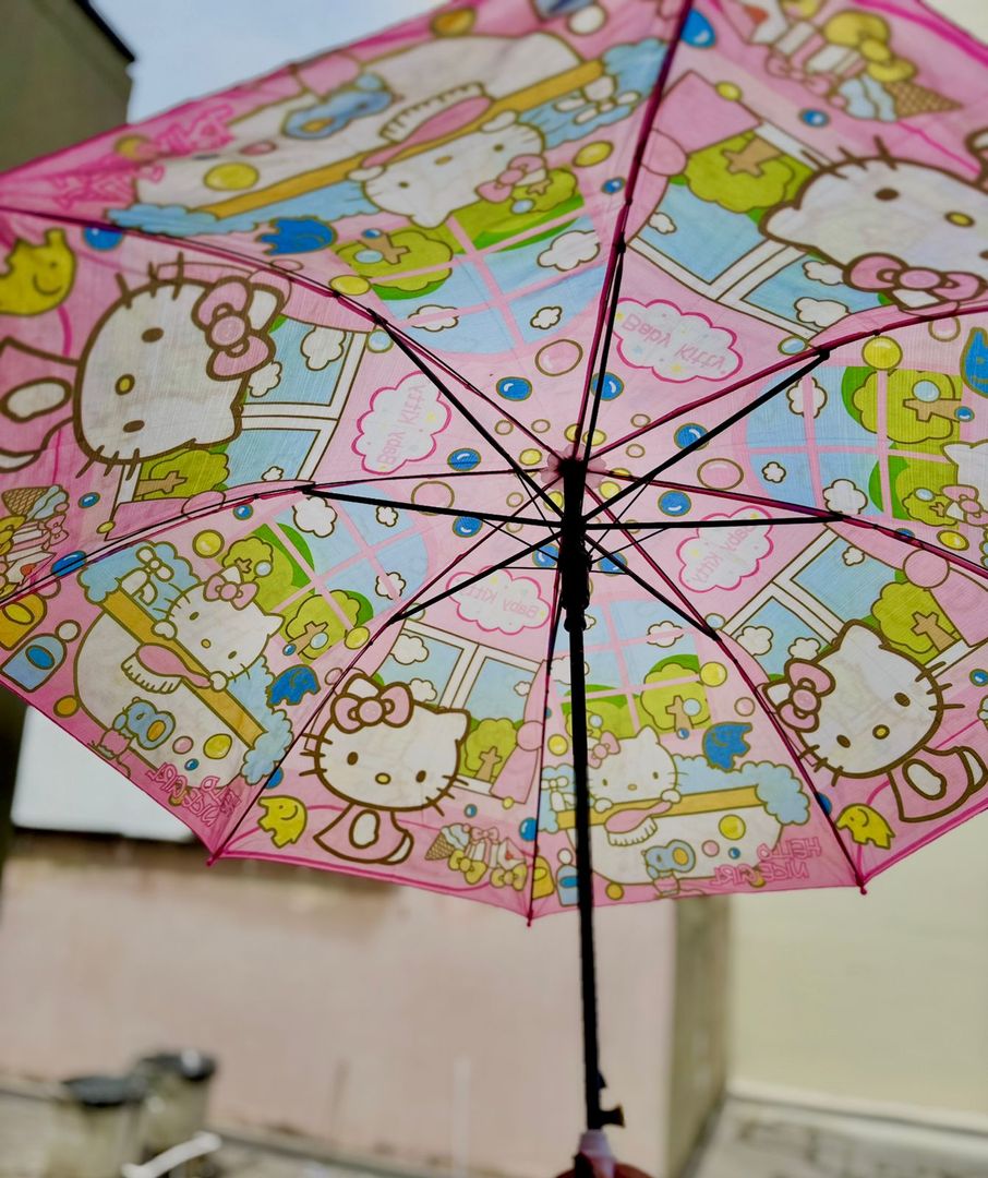 1463 SOMBRILLA HELLO KITTY 