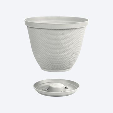 Matera Redonda Rafia 35 Cm con Plato - imagen 3