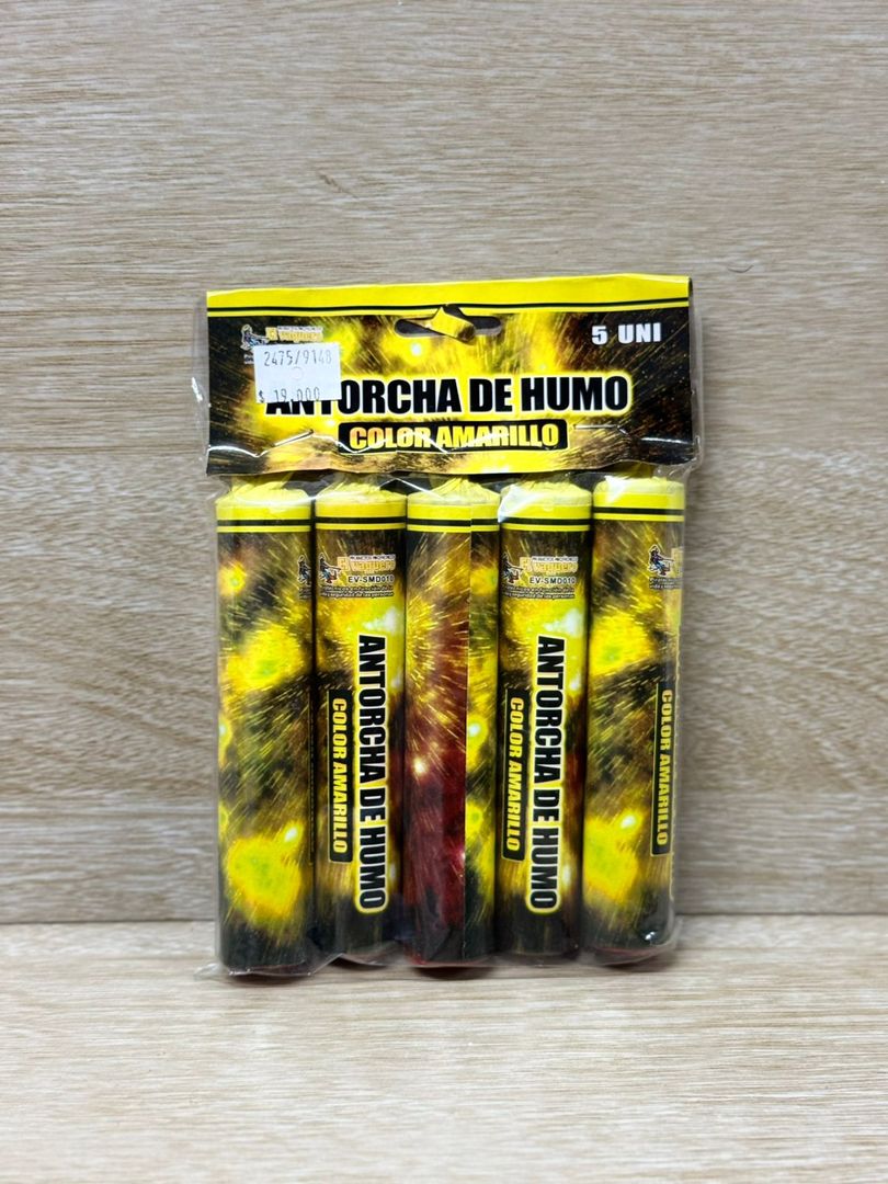  2475 HUMO DE COLOR AMARILLO 