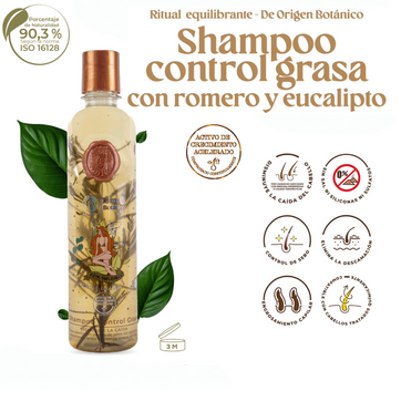 Origen Botanico Shampoo Ritual Control Grasa de Romero y Eucalipto  - imagen 1