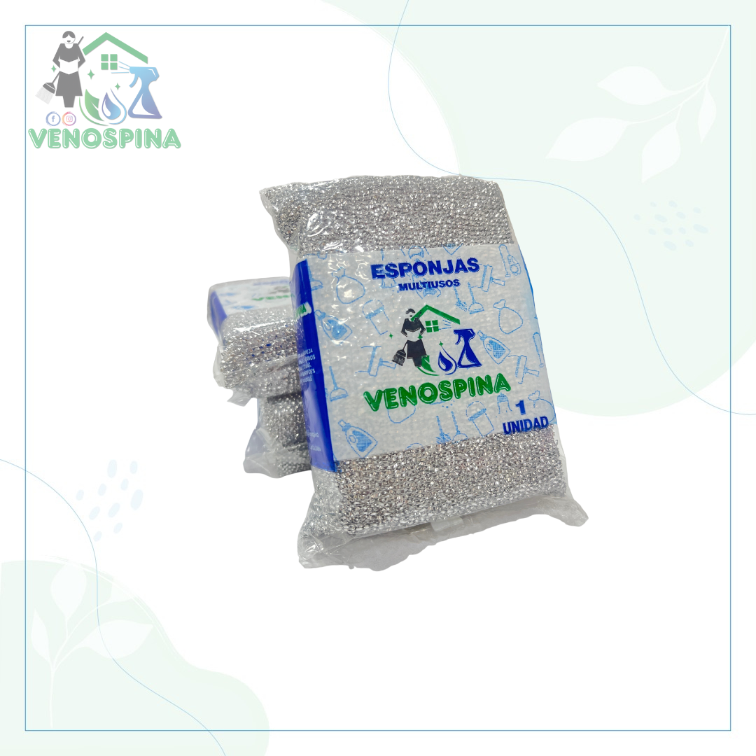 ESPONJA MULTIUSOS PLATA