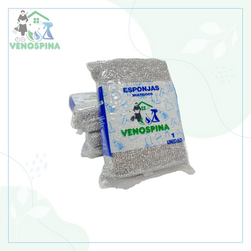 ESPONJA MULTIUSOS PLATA - imagen 1
