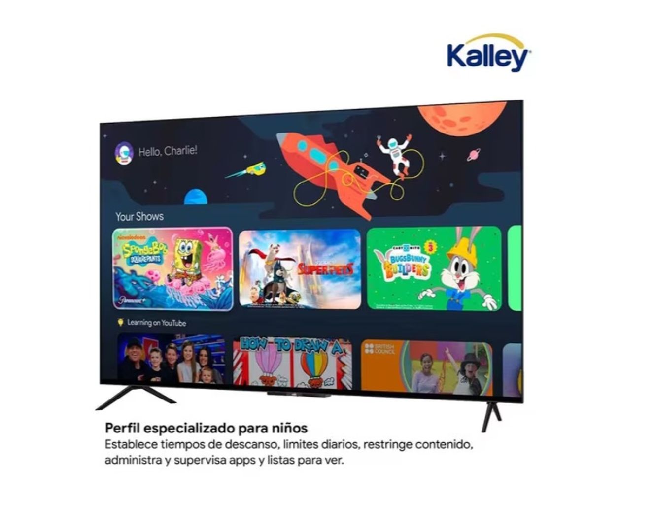 TELEVISOR KALLEY 50''  50GQ405A QLED 4K