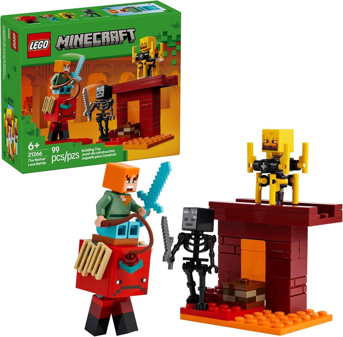 LEGO The Nether Lava Battle