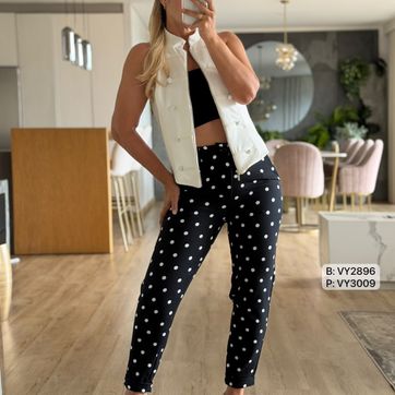 PANTALON RIBETE PUNTOS VY3009 - imagen 1