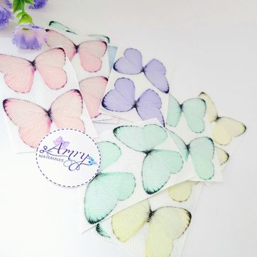 Kit 28 Mariposas Tela  - imagen 1