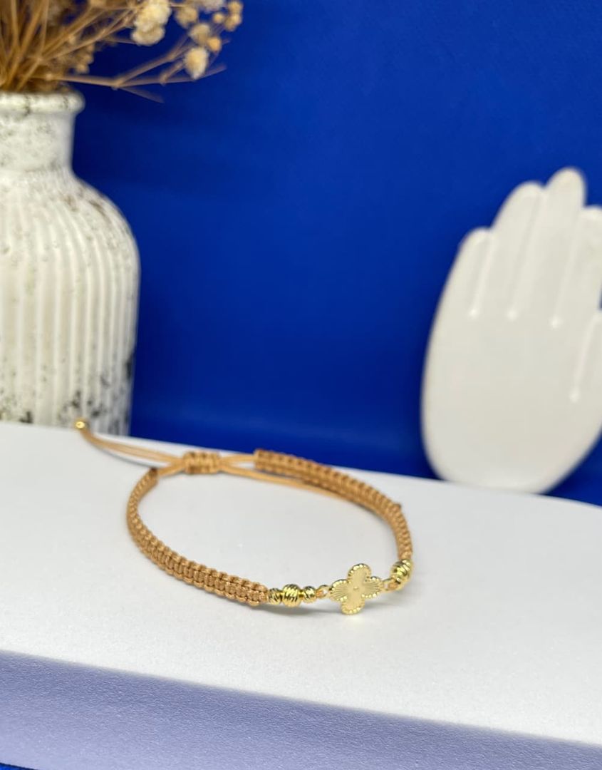 Pulsera van cleef diamantada mini balin italy 3mm y 4mm