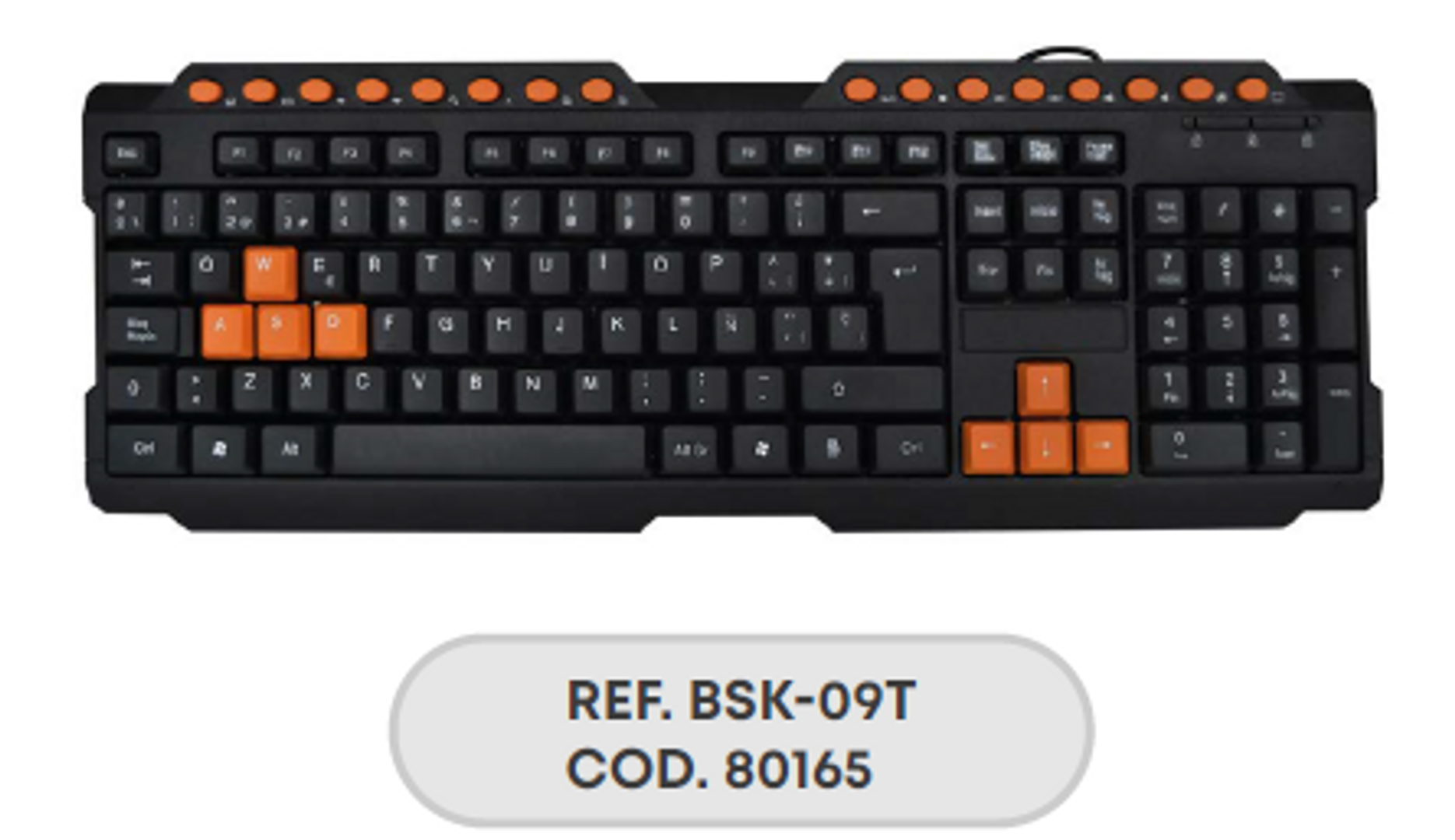 TECLADO BASIK TECH MULTIMEDIA