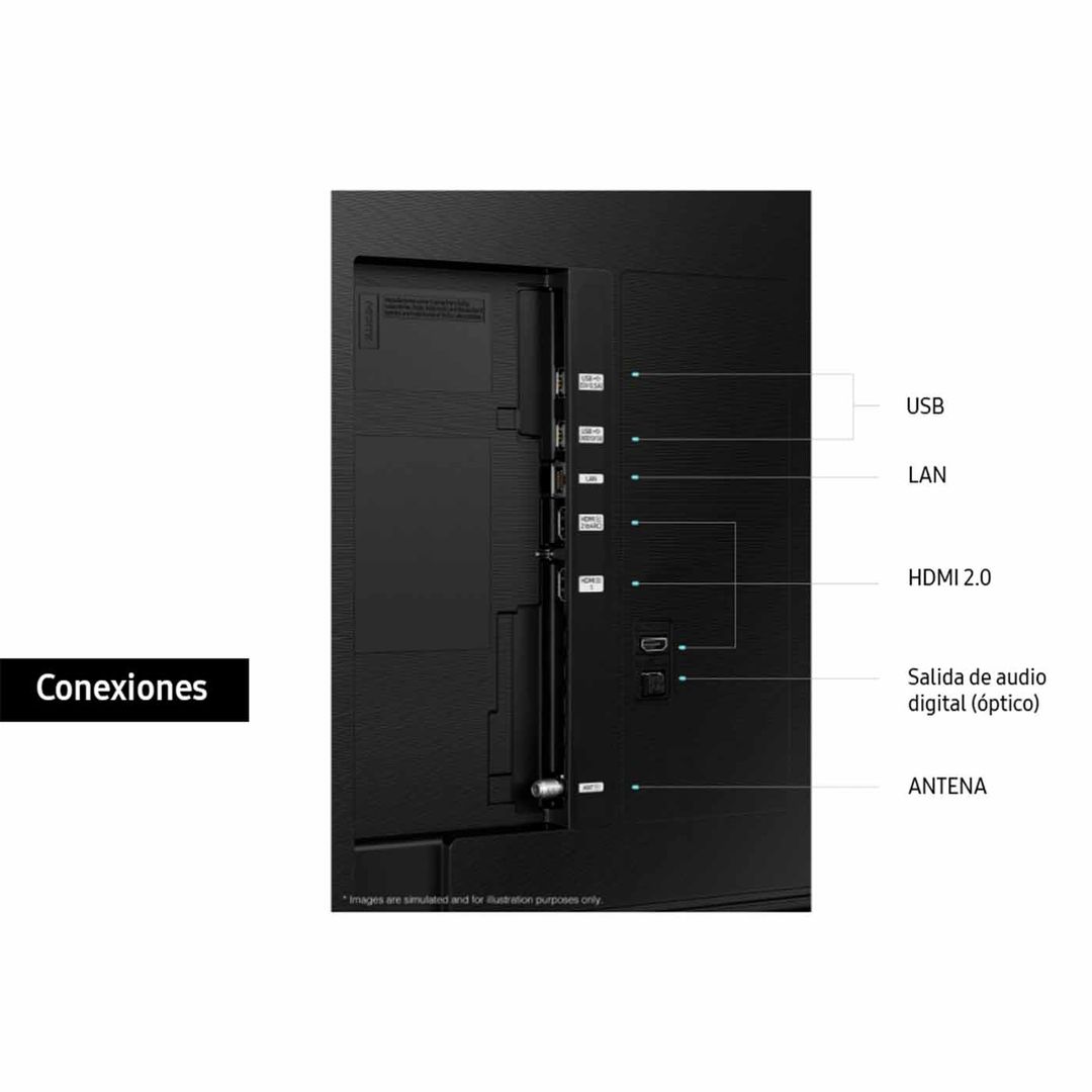 LED SAMSUNG 50 SMART 4K CRYSTAL