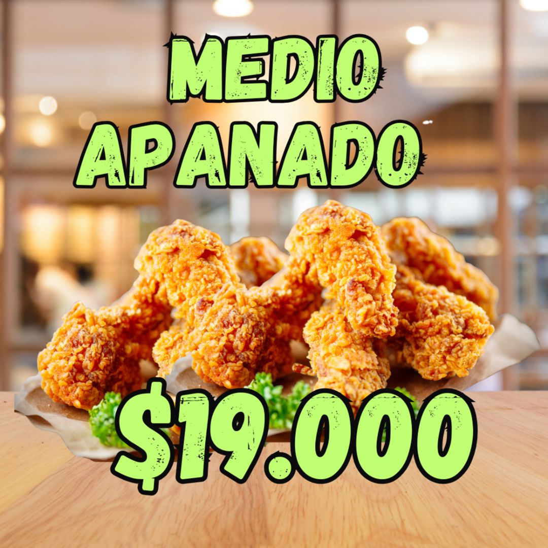 Medio Pollo Apanado