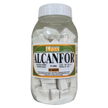 Imagen del producto ALCANFOR LEON PAQUETE X 2 TABLETAS