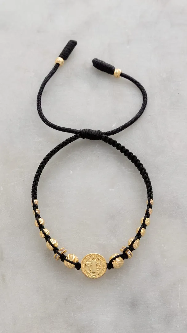 Manilla san Benito tejida con rondel 