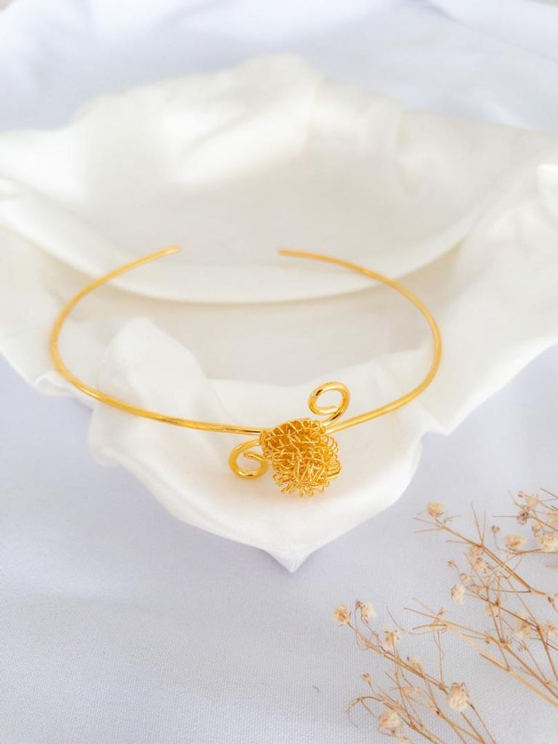 CHOKER POMPÓM ESPIRAL