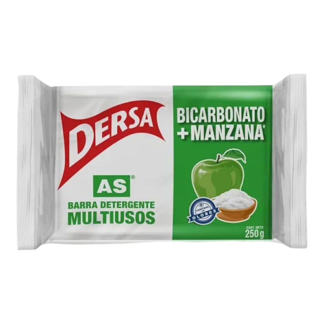  T. DETERGENTE EN BARRA BICARBONATO Y MANZANA X 250 GR 