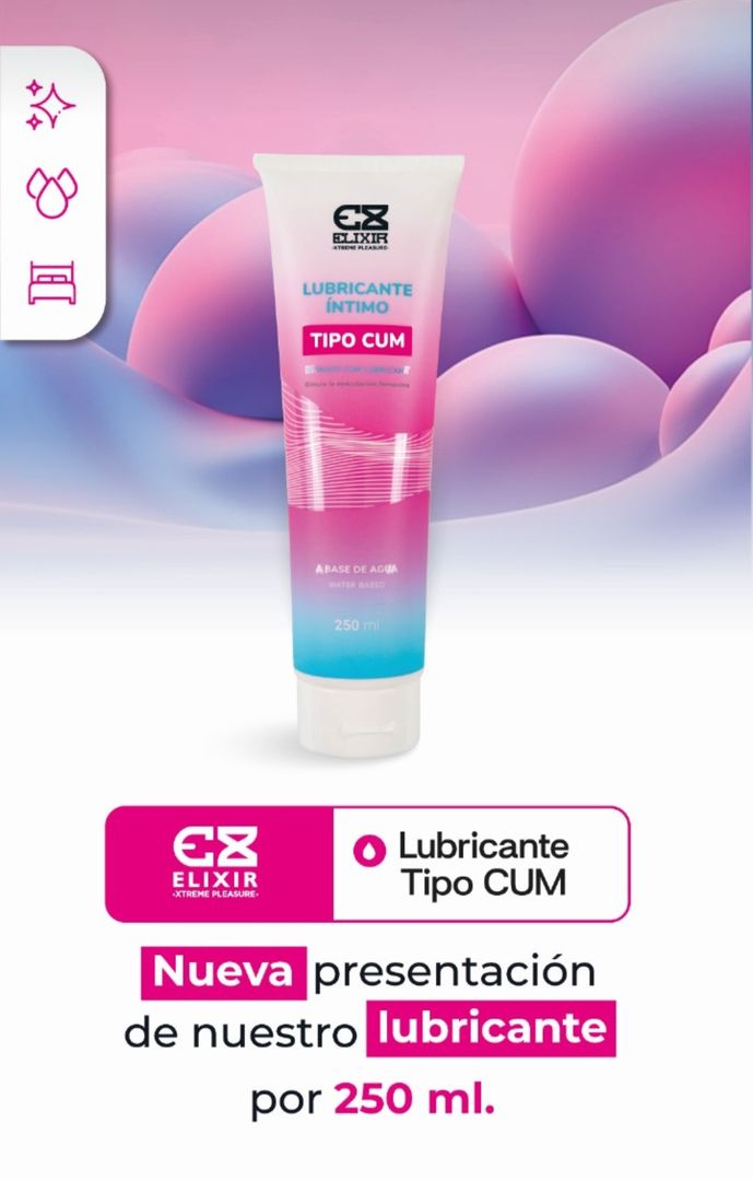 Lubricante íntimo Tipo CUM Elixir 250ML