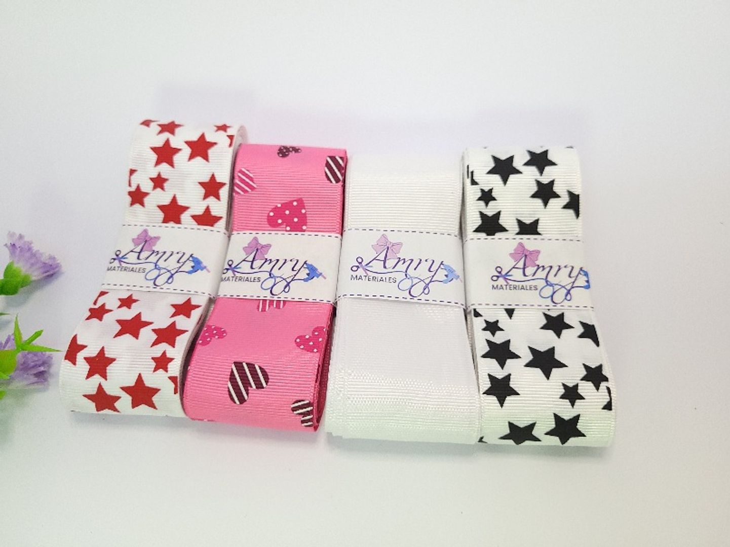 U Kit 12mts 3.8cm Cinta Faya Estampada 