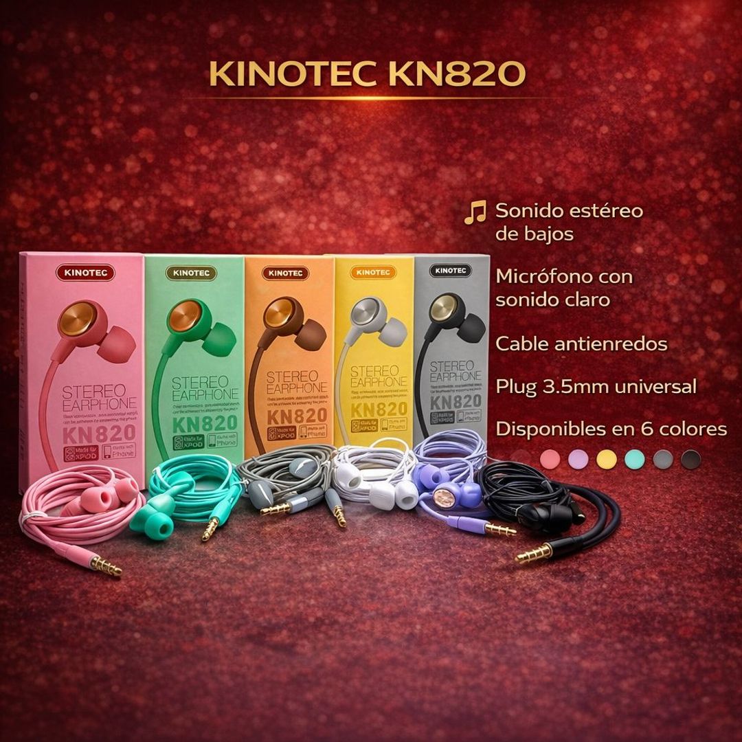 Audífonos Kinotec KN-820