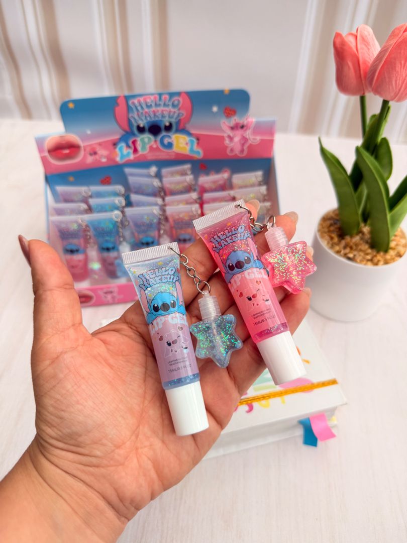Gloss con llavero Stitch 