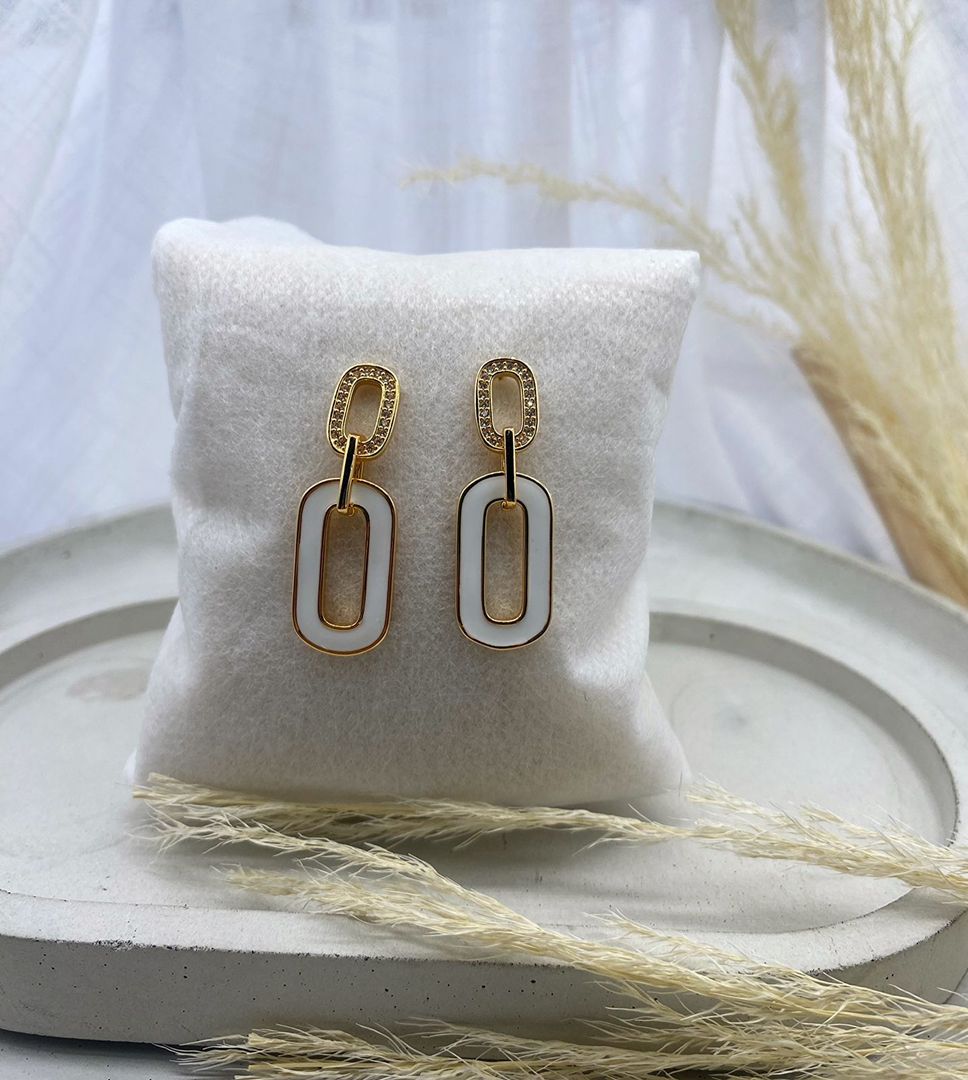 Topo largo, blanco, oro rosa, covergold 