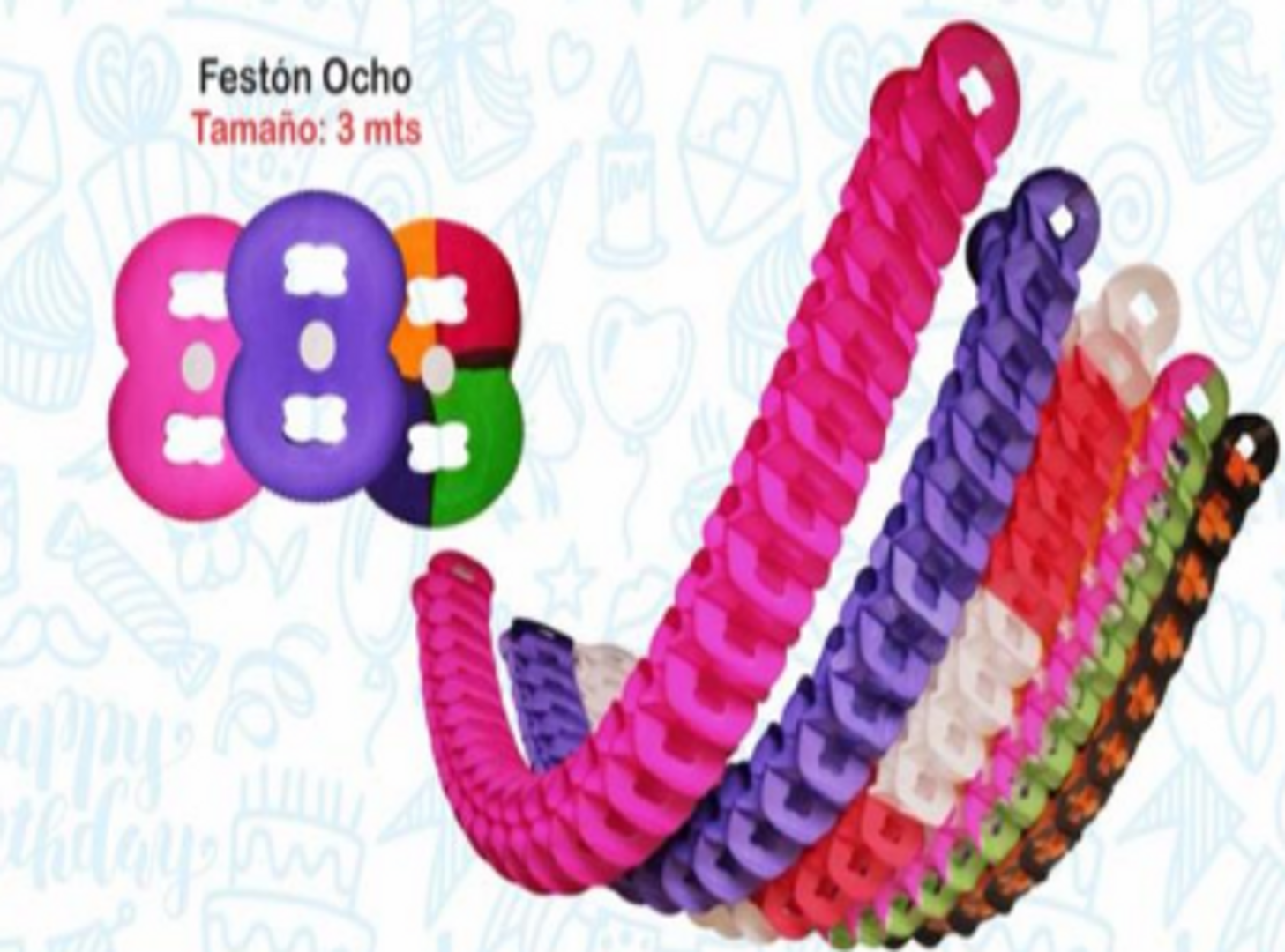 FESTON OCHO 3 MTS
