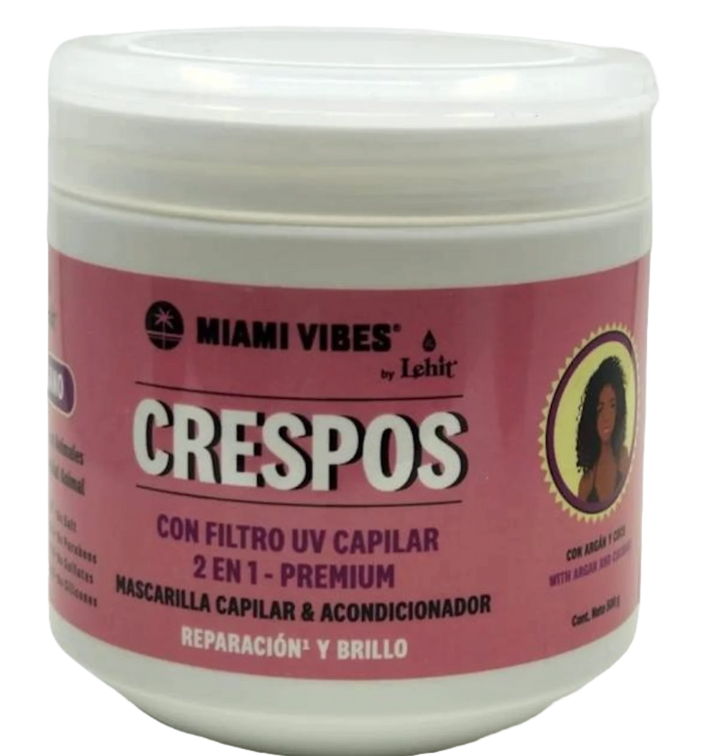 MASCARILLA 2 EN 1 CABELLOS LISOS MIAMI VIBES X 500GR
