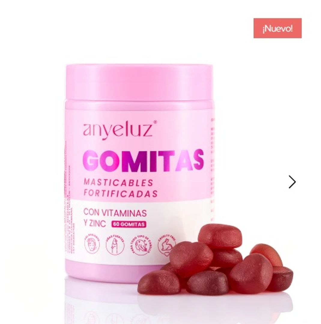 GOMITAS DE BIOTINA FORTIFICADAS 60UNDS