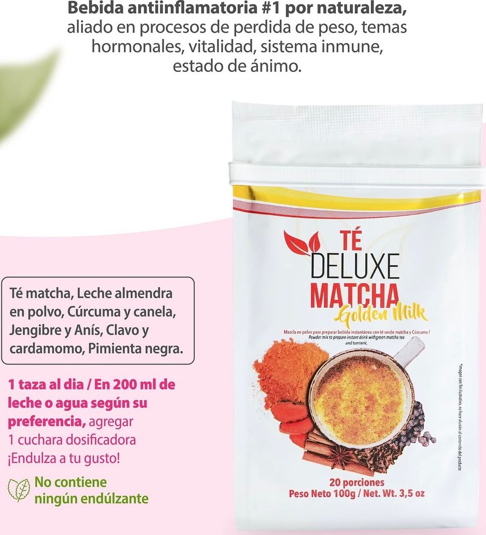 Te matcha golden milk 