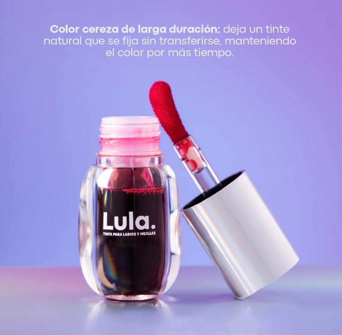 134- TINTA PARA LABIOS Y MEJILLAS AGUA LULA 