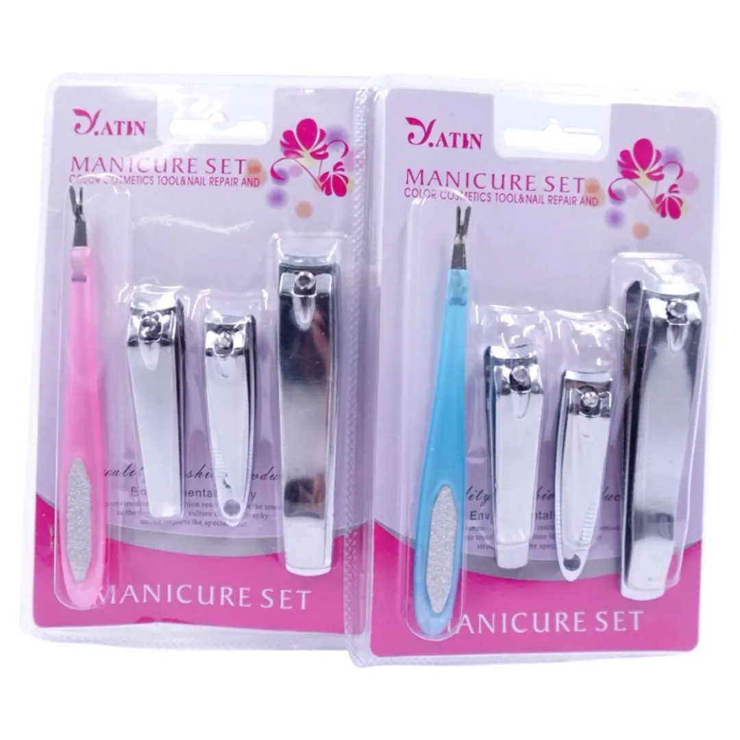 KIT YATIN CORTA UÑAS x3 + CORTACUTICULA RF:ABC-599