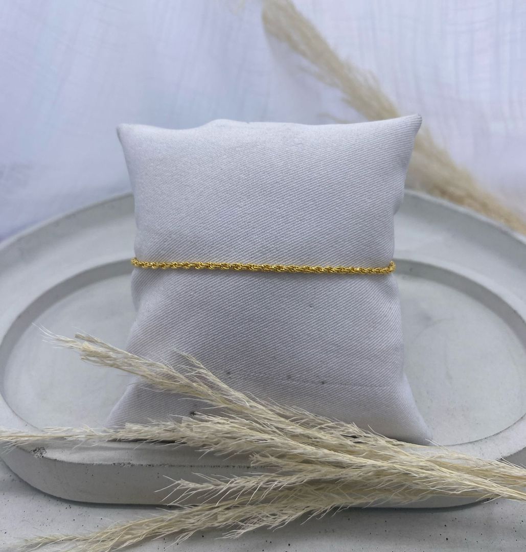 Pulsera, oro laminado 