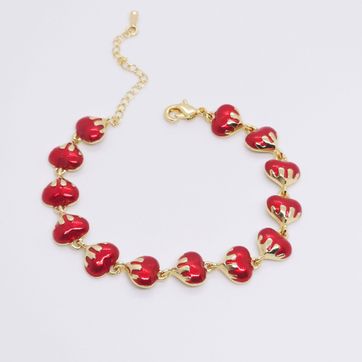 Imagen del producto PULSERA CORAZÓN RODINADA