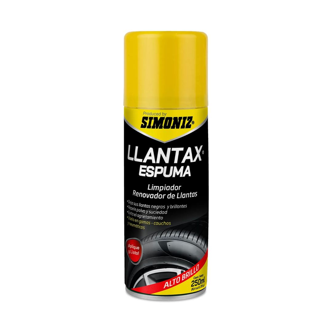 LIMPIADOR DE LLANTAS LLANTAX 250 ML SIMONIZ
