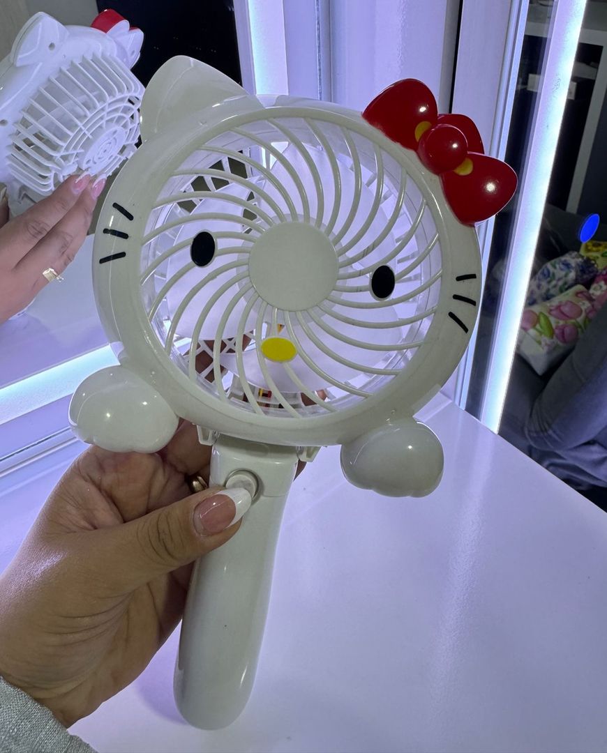 Ventilador hello kitty recargable 