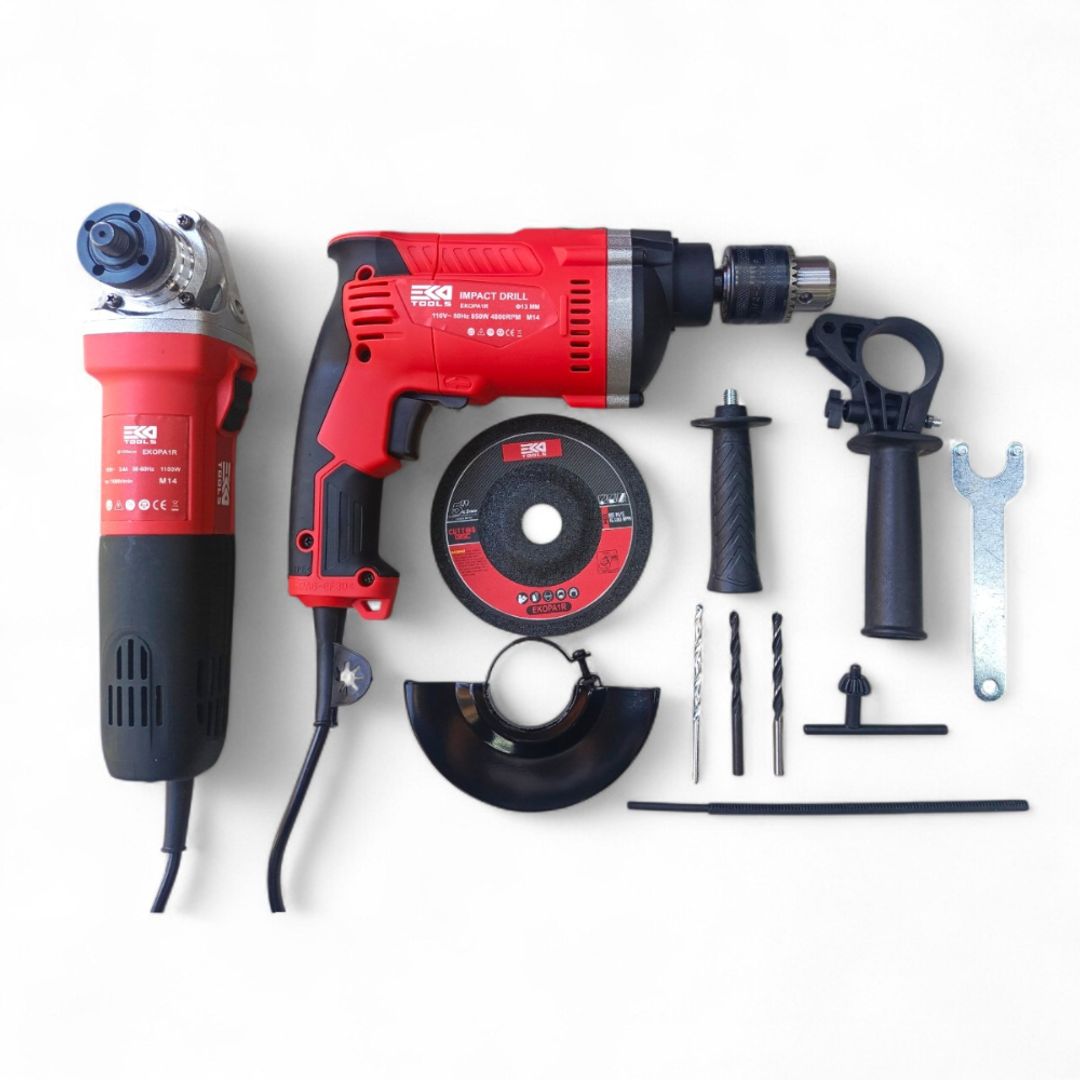  COMBO TALADRO PULIDORA ALAMBRICA