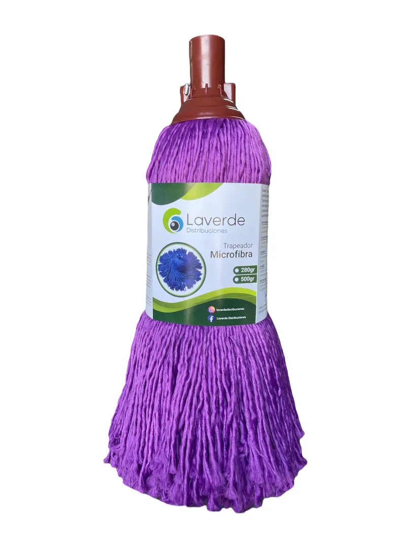 TRAPERO MICROFIBRA MORADO 400 GR SIN PALO