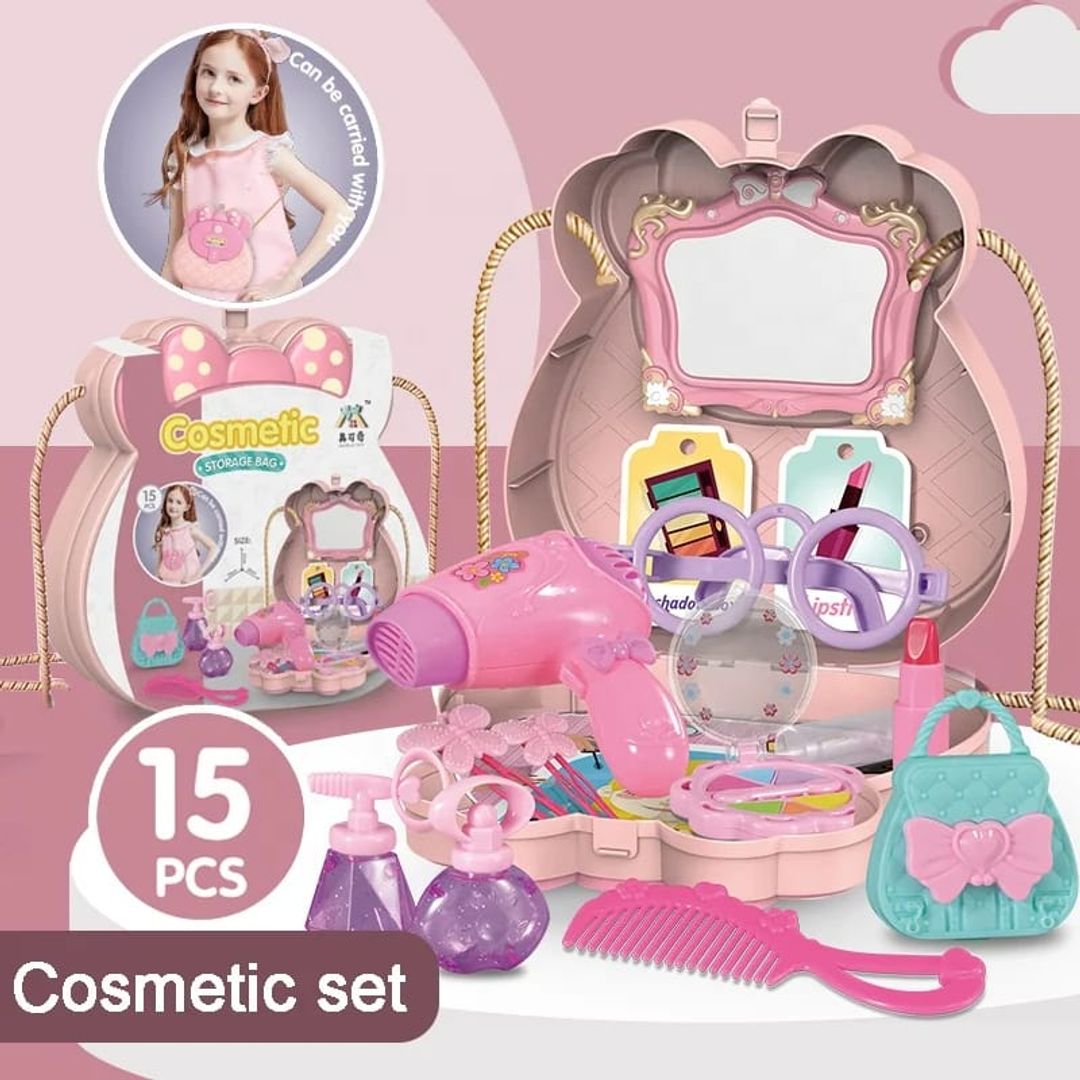 Kit Cosmeticos Lonchera Maquillaje Juguete De Belleza Niñas