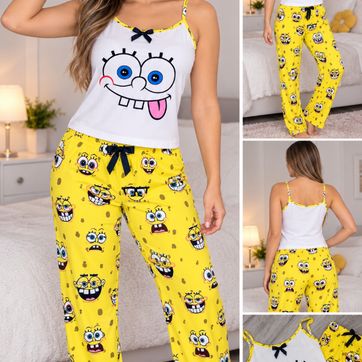 PIJAMA PANTALON BOB ESPONJA - imagen 1