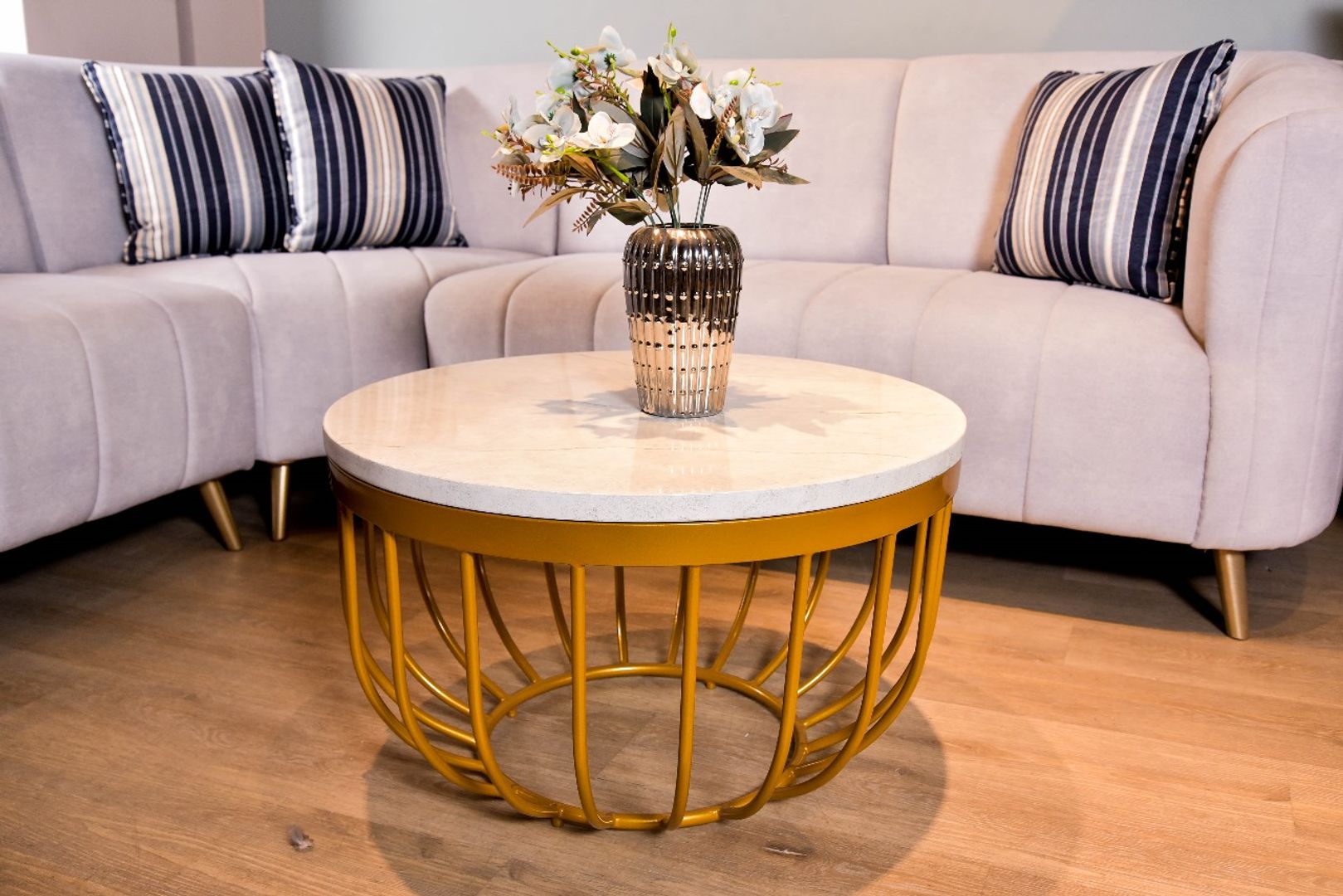 SALA ELE RUBY TAPIZ PLATA