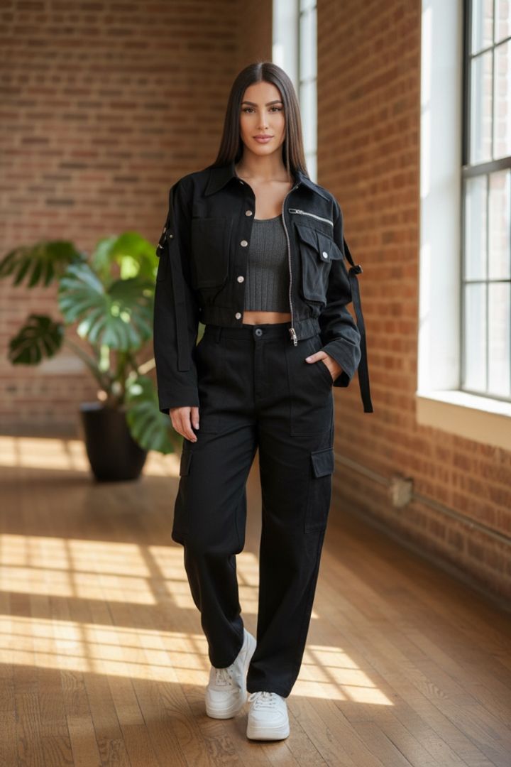 CHAQUETA ELEGANT BLACK 