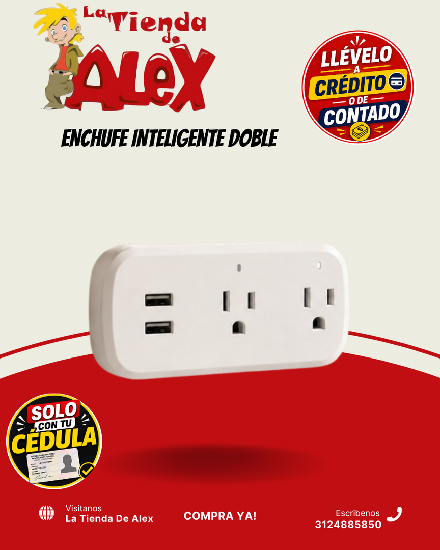 ENCHUFE INTELIGENTE DOBLE