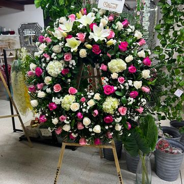 Imagen del producto CORONA FUNEBRE CON TARJETA
