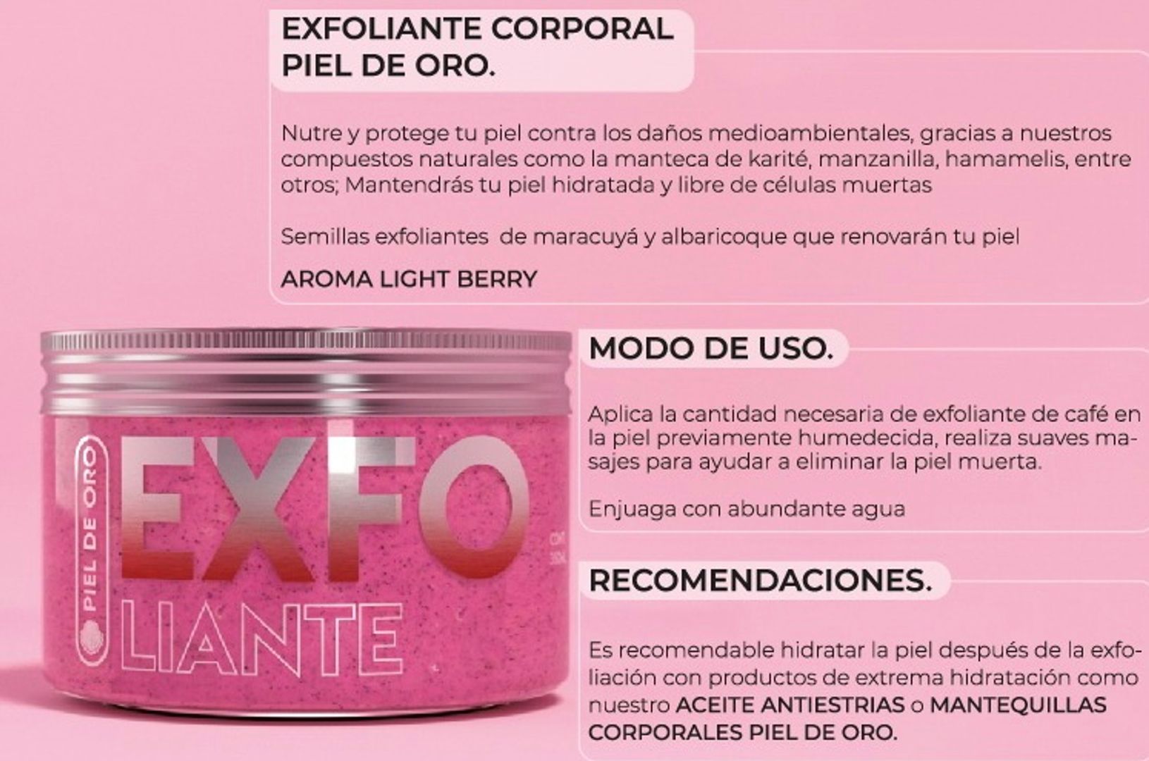 EXFOLIANTE LIGHT BERRY