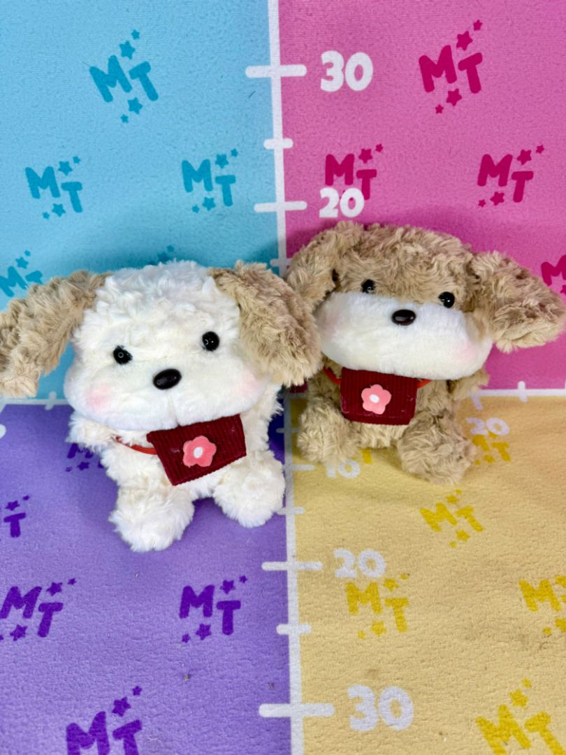 Perro crespo bolsito pana 20cm LY