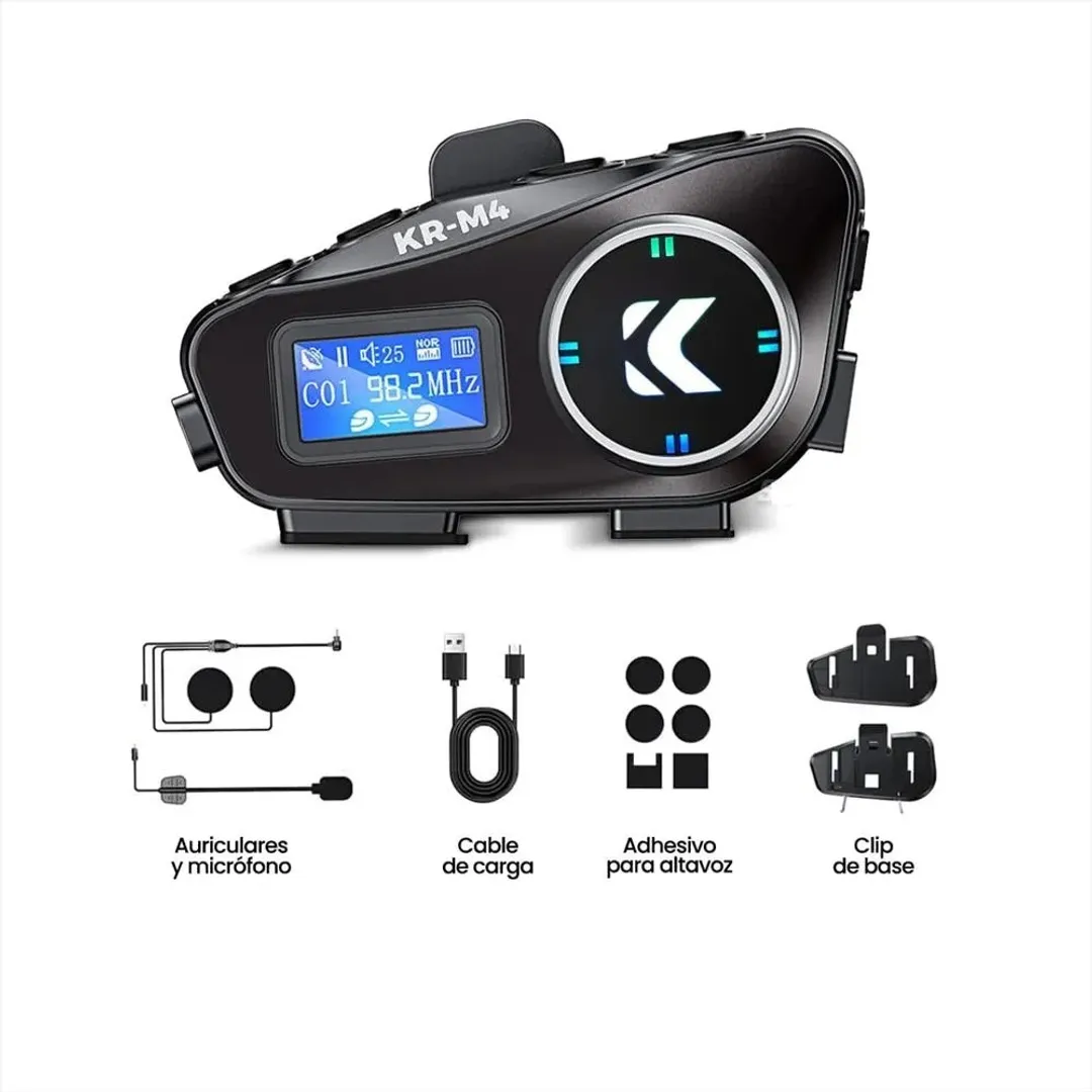 INTERCOMUNICADOR CASCO MOTO KR-M4
